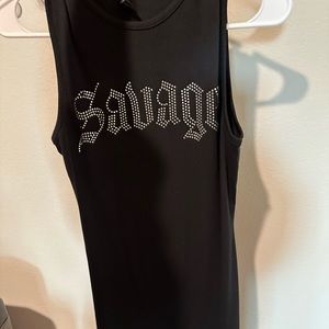Savage tank dress